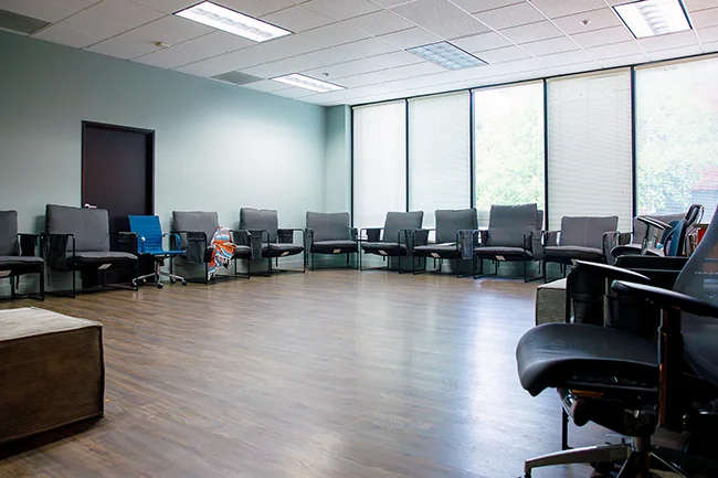 Group therapy rooms